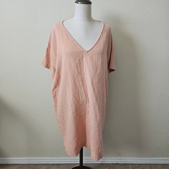 Madewell Gauze Cover-Up Tunic Dress Large - Picture 1 of 8